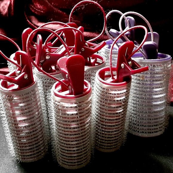 Vidal Sassoon VSP18613 Self-holding Sure Grip Rollers-Secure Hold Clip Lot of 9 - Picture 3 of 4